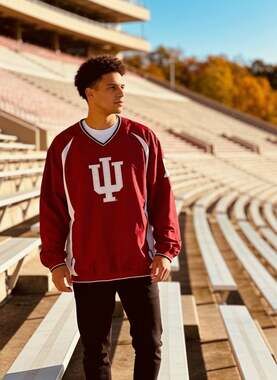 Colosseum Indiana University Hoosiers Jacket Size XL